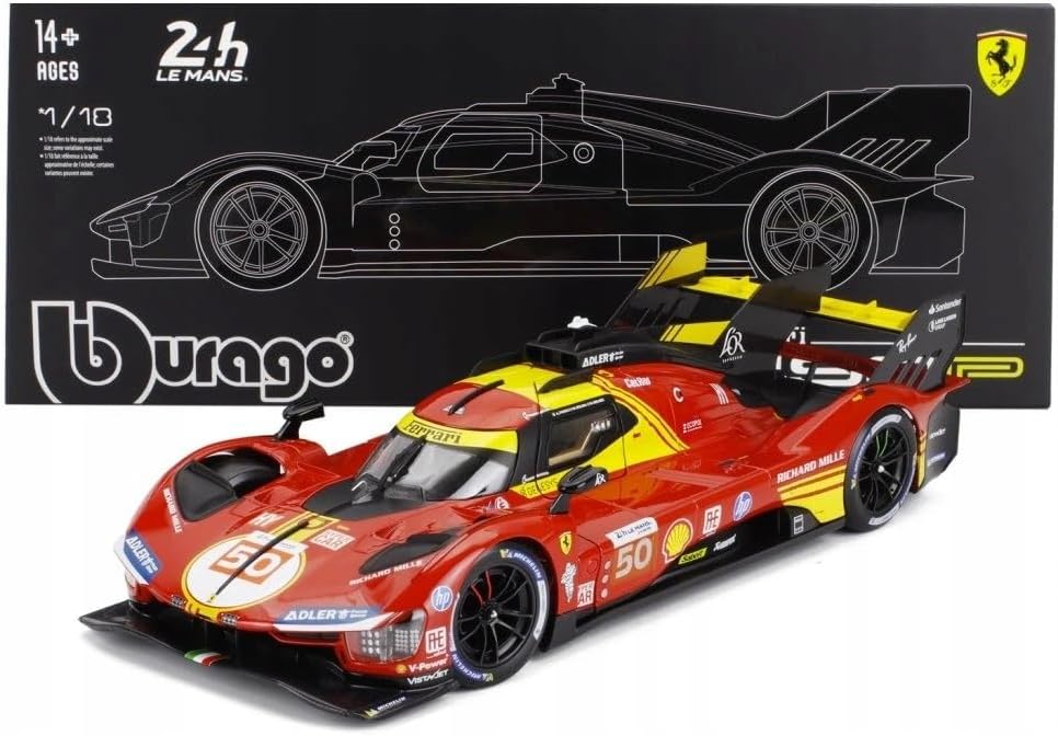 Bburago 1:18 Ferrari 499P #50 - 24h Le Mans Winnter (Hard Case) | Signature